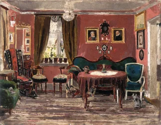 The Living-Room of the Misses Munch in Pilestredet 61
